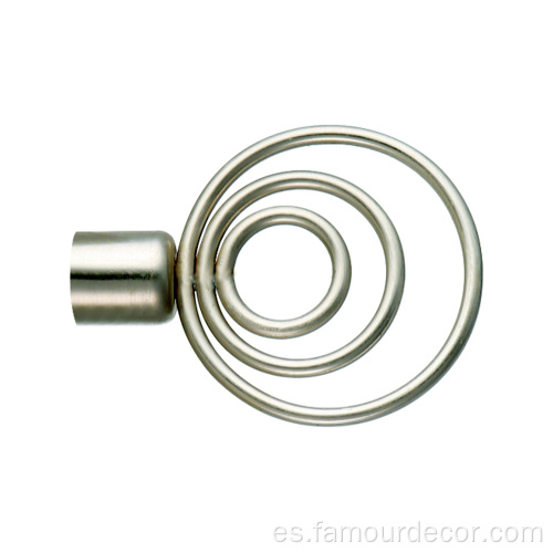 Iron Tres Circle Curtain Rod Ventas directas